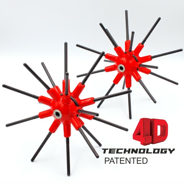 Σετ μπάλες X.QUATTRO – 4D (2 Τεμ.) Agrotechnic