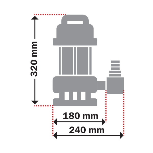 Αντλία INOX ακαθάρτων 750W