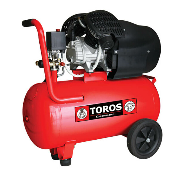 Αεροσυμπιεστής Toros Μονομπλόκ Λαδιού 3hp 50lt